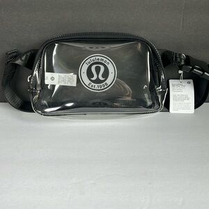 Lululemon clear belt bag NWT.